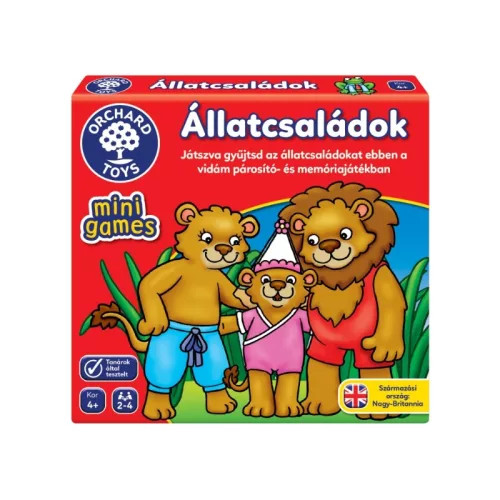 Orchard toys - Állatcsaládok mini játék