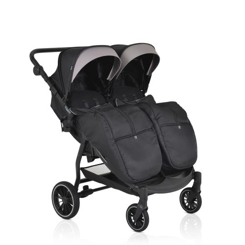 Moni Twingo ikerbabakocsi onyx/fekete