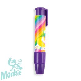   Unikornisos, toll formájú radír, mely kattintással adagolható - Lila - Click it erasers - unique uni