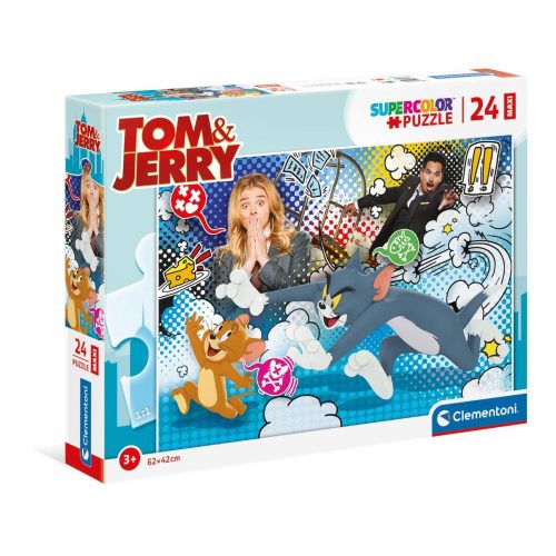 Clementoni - 24 db-os puzzle - SuperColor puzzle -Tom és Jerry