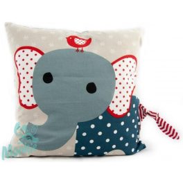 F&F Simon az elefánt párnahuzat/ kék
