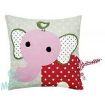 F&F Simon az elefánt párnahuzat/ pink