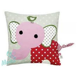 F&F Simon az elefánt párnahuzat/ pink