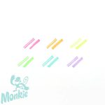 Dupla vonalat húzó, két végű szövegkiemelő élénk neon színekben - 5 db-os - Dual liner double-ended 