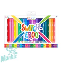   Meglepetés! Színváltós filctollak - 24 db-os - Switch-eroo! Color changing markers