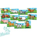 Párosító játék - Eleje-hátulja: Farm / Fülétől a farkáig ORCHARD TOYS OR018N