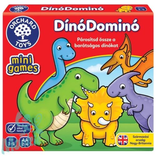 Dínódominó (Dinosaur Dominoes), ORCHARD TOYS OR353