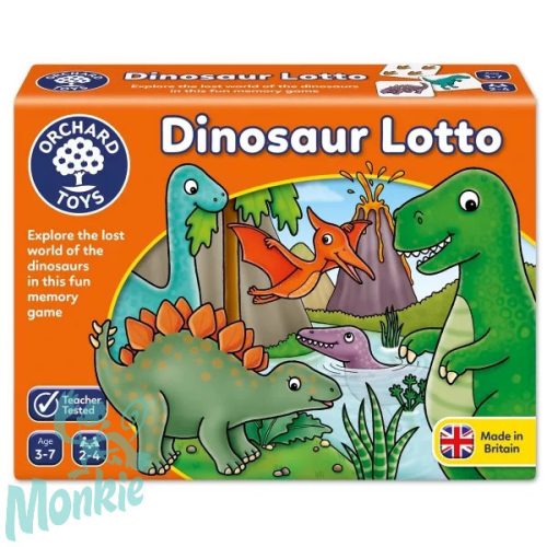 Dinoszaurusz lottó játék (Dinosaur Lotto), ORCHARD TOYS OR036