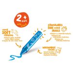 Lemosható extra puha Baby zsírkréta szett 8db - Carioca