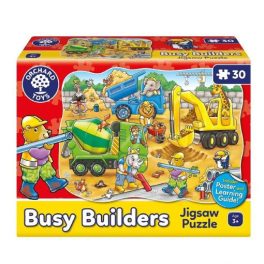 Munkagépek puzzle, 30 db-os (Busy Builders), ORCHARD TOYS 