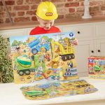 Munkagépek puzzle, 30 db-os (Busy Builders), ORCHARD TOYS 