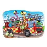 ÚJ Nagy Tűzoltóautó puzzle, 20 db-os (Big Fire Engine), ORCHARD TOYS