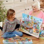 ÚJ Nagy Tűzoltóautó puzzle, 20 db-os (Big Fire Engine), ORCHARD TOYS