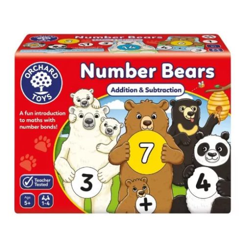 Mackó matek, társasjáték (Number Bears), ORCHARD TOYS OR113