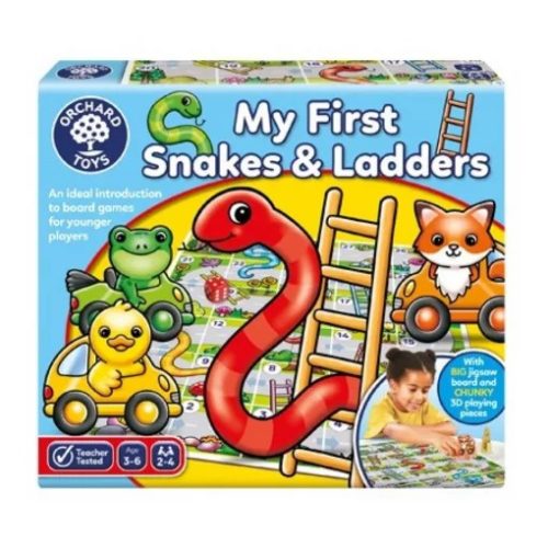 Első Kígyók és létrák játékom - MY FIRST SNAKES AND LADDERS ORCHARD OR120