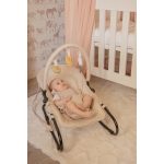 Leopárdos baba pihenőszék bézs- Tryco babáknak