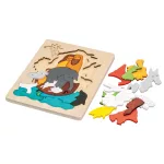 Philos - Kétrétegű fa puzzle - A bárka