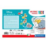 Clementoni 20806 - Bébi sziluett puzzle - Disney állatok - 3,6,9,12 db-os puzzle