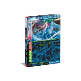 Clementoni Puzzle  Glowing 104 db-os - Jégvarázs 2