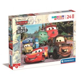 Clementoni Puzzle  Maxi 24 db-os - Verdák az utakon