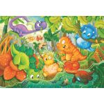 Clementoni puzzle - 24 db - MAXI - Boldog Dínó Oázis