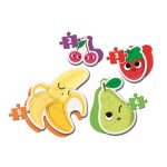 Clementoni -  Első kirakóm - Puzzle - 2-3-4-5 db - Gyümölcsök