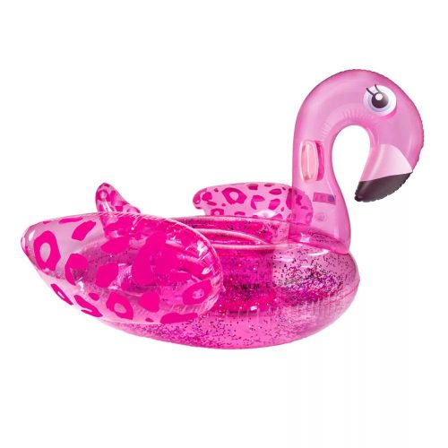 SWIM ESSENTIALS - Ride-on úszógumi 150 cmNeon Leopard Flamingo