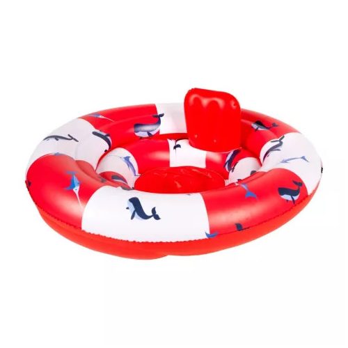 SWIM ESSENTIALS - Baba úszógumi 0-1 év Red-white Whale