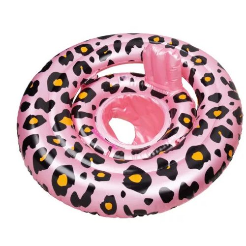 SWIM ESSENTIALS - Baba úszógumi 0-1 év Rose Gold Leopard