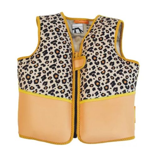 SWIM ESSENTIALS - Úszómellény 2-3 év Beige Leopard
