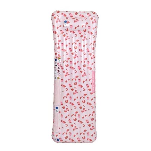 SWIM ESSENTIALS - Felfújható matrac 177x67 cmLuxe - Old pink Leopard