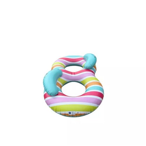 SWIM ESSENTIALS - Dupla úszógumi 190 cmStriped Rainbow Dubble