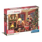 Clementoni 1000 db-os Compact puzzle - A Mikulás látogatása
