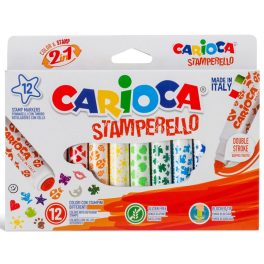 Carioca - Stamperello nyomdás végű filctoll 12 db-os