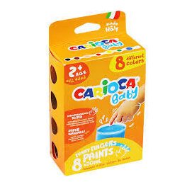 Carioca - Baby ujjfesték 8x50 ml 