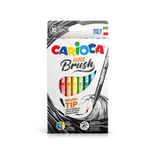 Carioca 10 db-os ecsetfilctoll készlet - Super Brush