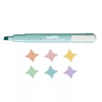 CARIOCA Szövegkiemelő készlet - 6db-os, pasztell színek