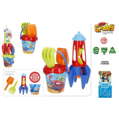 Colorbaby -MR CRABY űrrakétás homokozó készlet