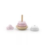 Label-Label Montesszori Toronyépítő - Rózsaszín Fajáték