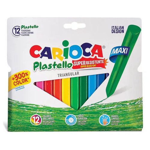 Carioca - Zsírkréta szett - Pastello Jumbo 12db