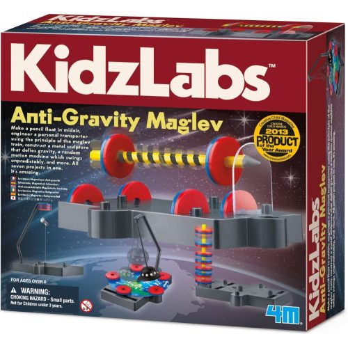 4M Kidzlabs Anti Gravity Magnetic Levitation Science Kit - Antigravitációs tudományos készlet