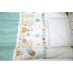 Bubaba 6 részes ágynemű szett - Kék Lufis Maci