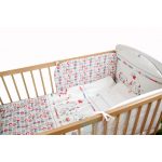 Bubaba 6 részes ágynemű szett - Piros zsiráf