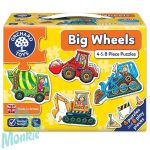 Munkagépek puzzle (Big Wheels), ORCHARD TOYS OR201