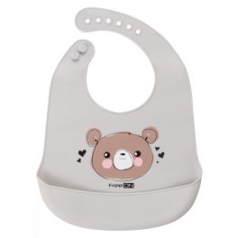 FreeON szilikon előke - Szürke medve