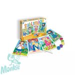 Homokszórós képek, kislányok - Sentosphere SA884