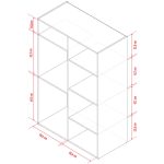 VOX Young Users 2 ajtós gardróbszekrény