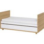 VOX Evolve átalakítható 70x140-es babaágy, kiságy ágyneműtartóval - Fehér