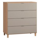 VOX Simple 4 fiókos pelenkázó komód-Gray