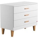 VOX Lounge 3 fiókos pelenkázó komód - Fehér